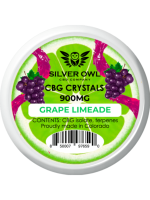 Silver Owl CBG Crystals Grape Limeade