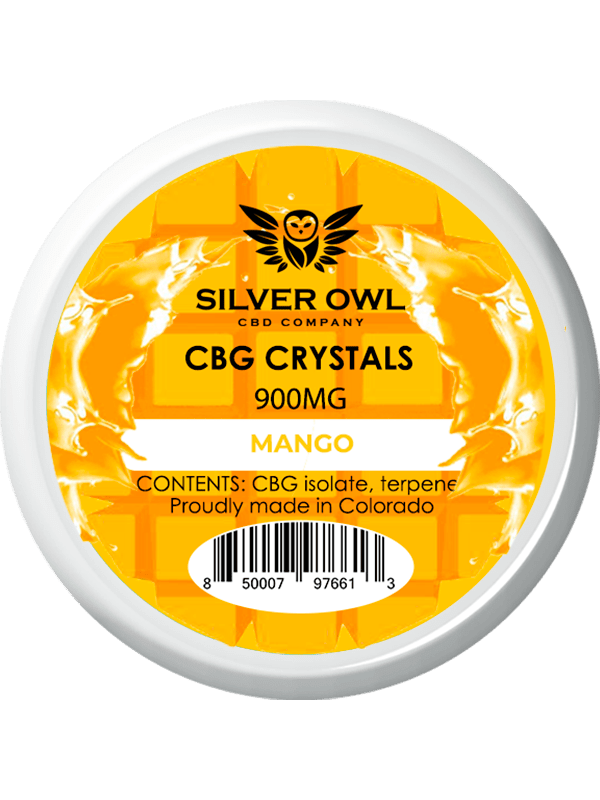 Silver Owl CBG Crystals Mango