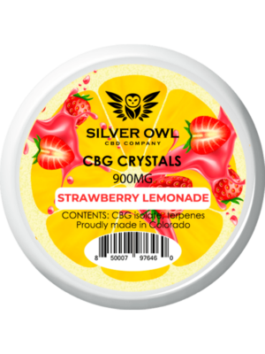 Silver Owl CBG Crystals Strawberry Lemonade