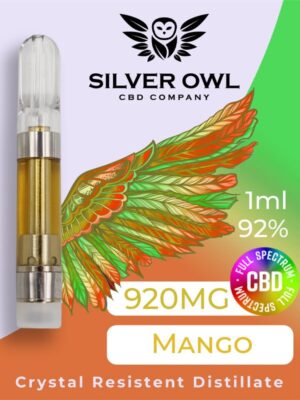 Silver Owl Full Spectrum CBD Cartridge Mango