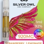 Silver Owl Full Spectrum CBD Cartridge Strawberry Lemonade