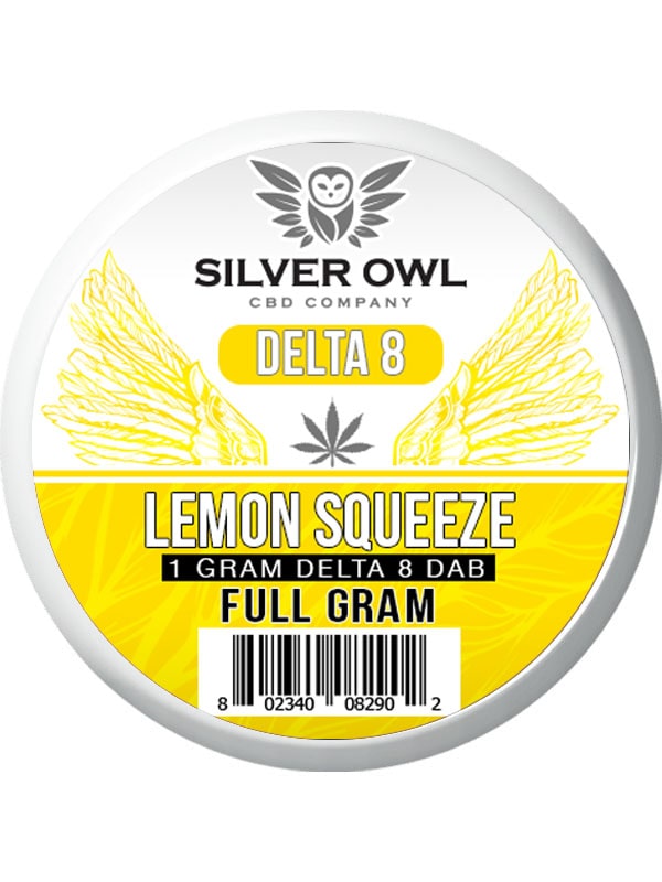 Silver Owl Delta 8 2g Diamonds in Sauce Lemon Squeeze