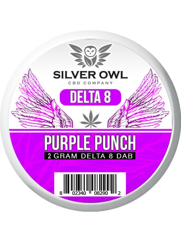 Silver Owl Delta 8 2g Diamonds in Sauce Purple Punch