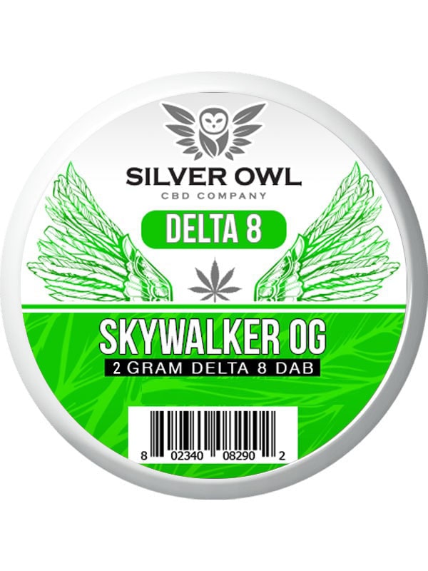 Silver Owl Delta 8 2g Diamonds in Sauce Skywalker OG