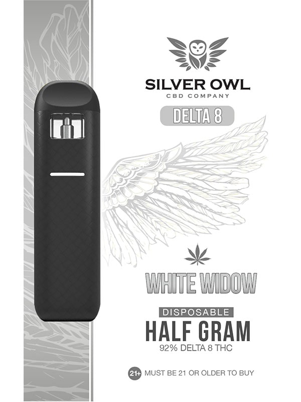 Silver Owl Delta 8 Disposables White Widow