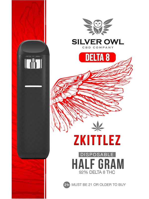 Silver Owl Delta 8 Disposables Zkittlez