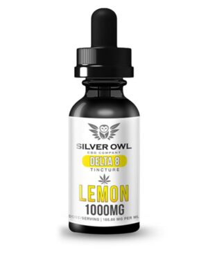 Silver Owl Delta 8 Tinctures Lemon 1000