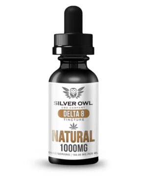 Silver Owl Delta 8 Tinctures Natural 1000