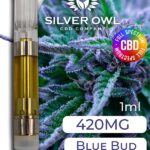 Silver Owl Full Spectrum CBD Lite Cartridge Blue Bud
