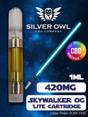 Silver Owl Full Spectrum CBD Lite Cartridge Skywalker OG