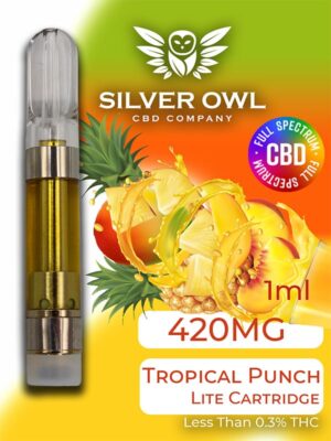 Silver Owl Full Spectrum CBD Lite Cartridge Tropical Punch