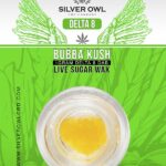 Silver Owl Delta 8 Live Sugar Wax Bubba Kush