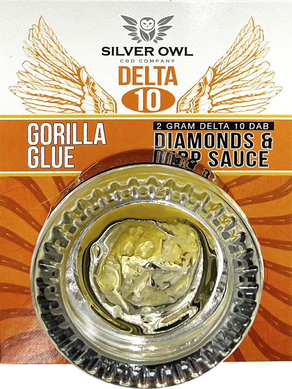 Silver Owl 2g Delta 10 Dabs Gorilla Glue (Hybrid)