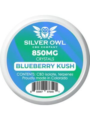 Silver Owl CBD Crystals Blueberry Kush