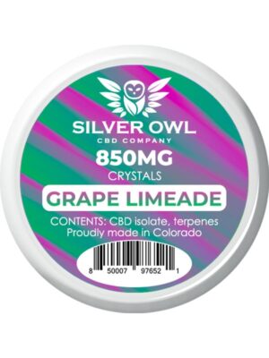 Silver Owl CBD Crystals Grape Limeade