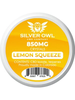 Silver Owl CBD Crystals Lemon Squeeze