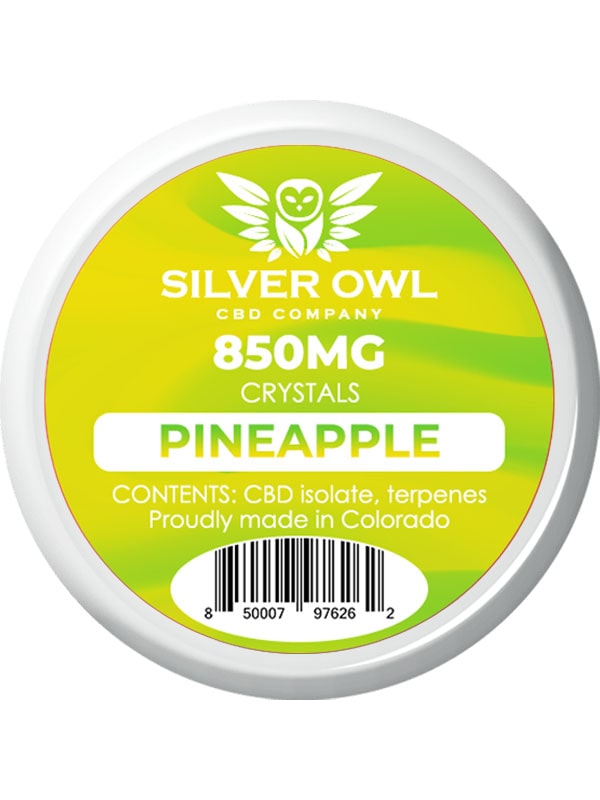 Silver Owl CBD Crystals Pineapple