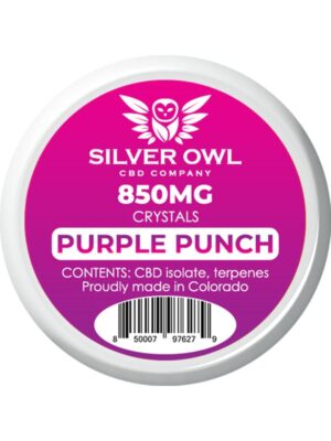 Silver Owl CBD Crystals Purple Punch