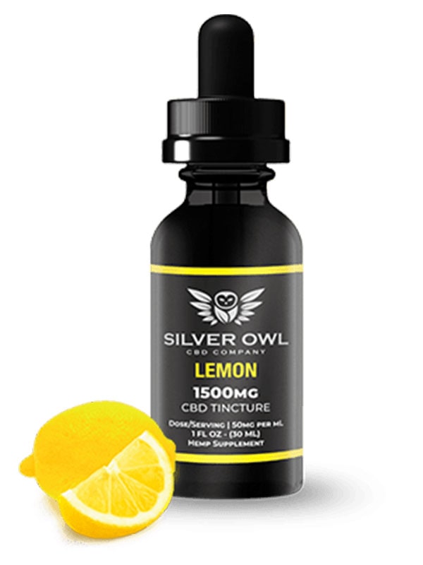 Silver Owl CBD Tincture Lemon